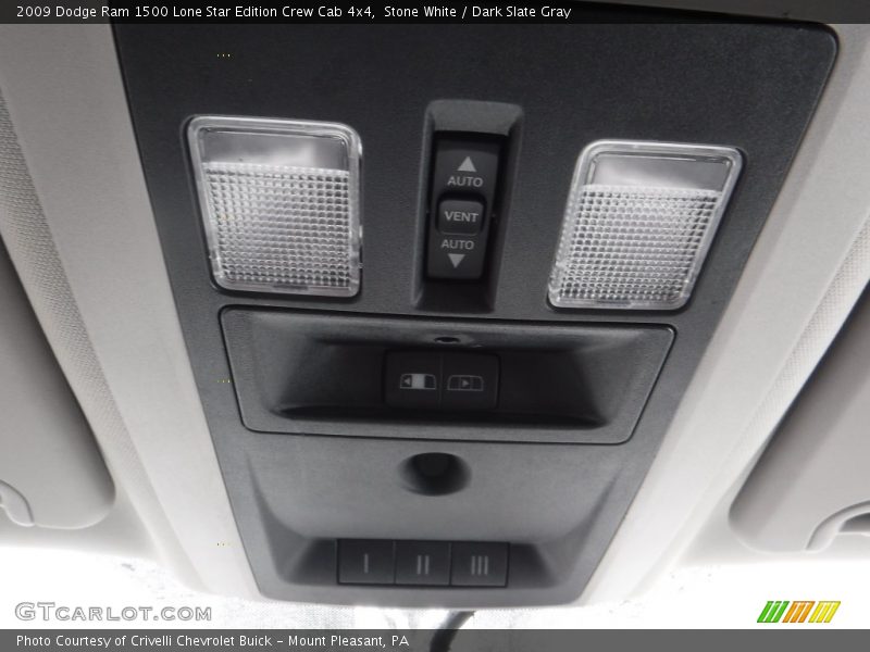 Stone White / Dark Slate Gray 2009 Dodge Ram 1500 Lone Star Edition Crew Cab 4x4
