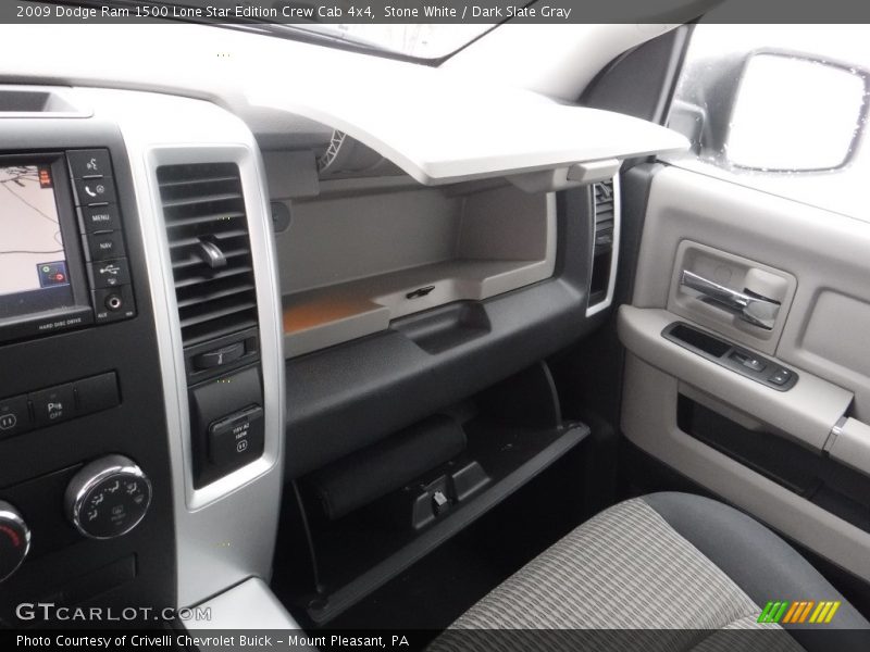 Stone White / Dark Slate Gray 2009 Dodge Ram 1500 Lone Star Edition Crew Cab 4x4
