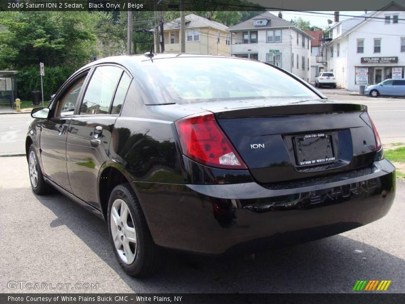Black Onyx / Beige 2006 Saturn ION 2 Sedan