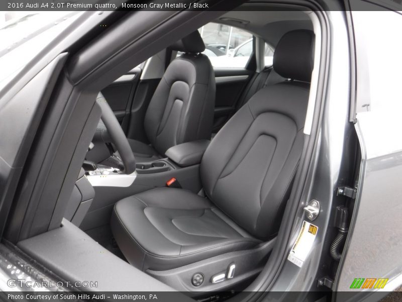Front Seat of 2016 A4 2.0T Premium quattro