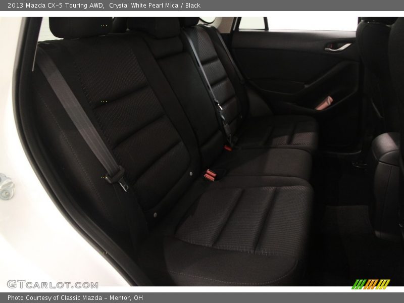 Crystal White Pearl Mica / Black 2013 Mazda CX-5 Touring AWD