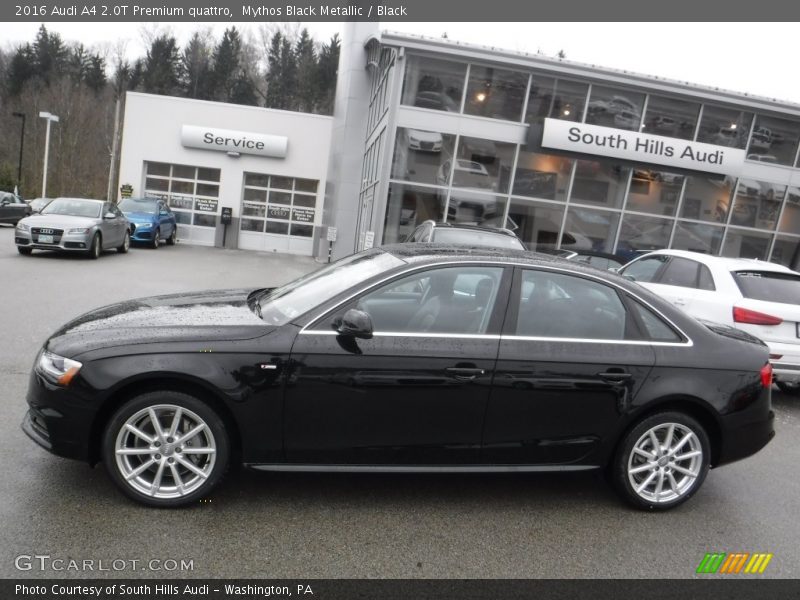 Mythos Black Metallic / Black 2016 Audi A4 2.0T Premium quattro