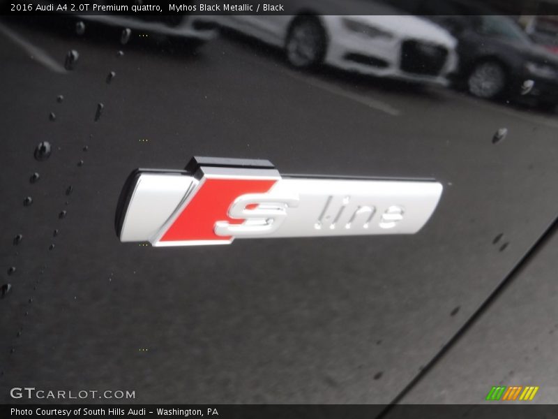 Mythos Black Metallic / Black 2016 Audi A4 2.0T Premium quattro