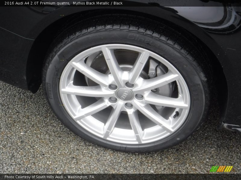 Mythos Black Metallic / Black 2016 Audi A4 2.0T Premium quattro