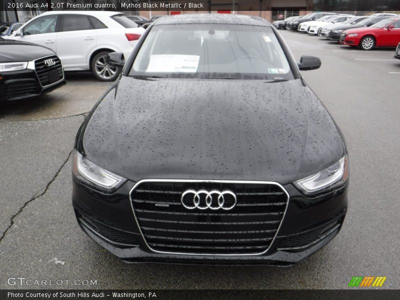 Mythos Black Metallic / Black 2016 Audi A4 2.0T Premium quattro