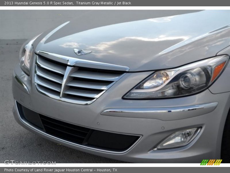 Titanium Gray Metallic / Jet Black 2013 Hyundai Genesis 5.0 R Spec Sedan