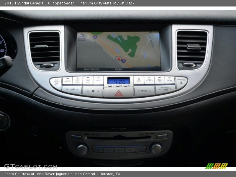 Titanium Gray Metallic / Jet Black 2013 Hyundai Genesis 5.0 R Spec Sedan