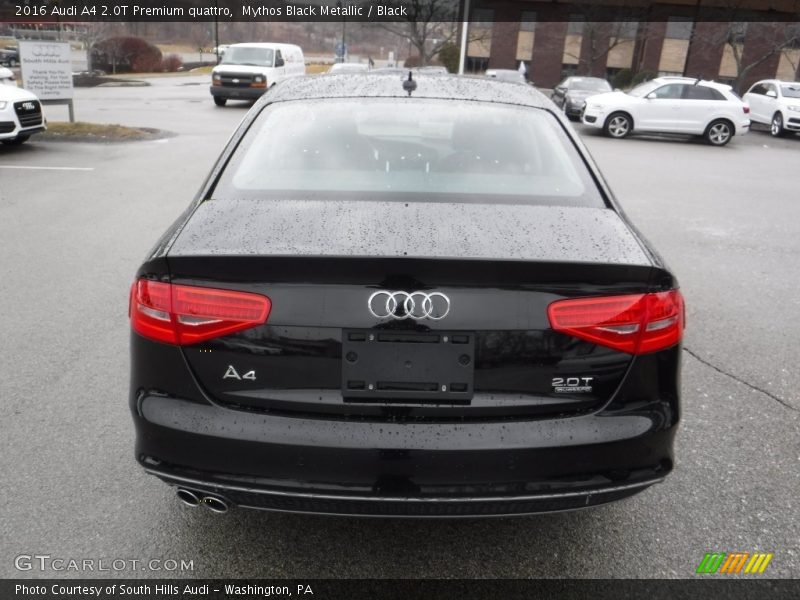 Mythos Black Metallic / Black 2016 Audi A4 2.0T Premium quattro