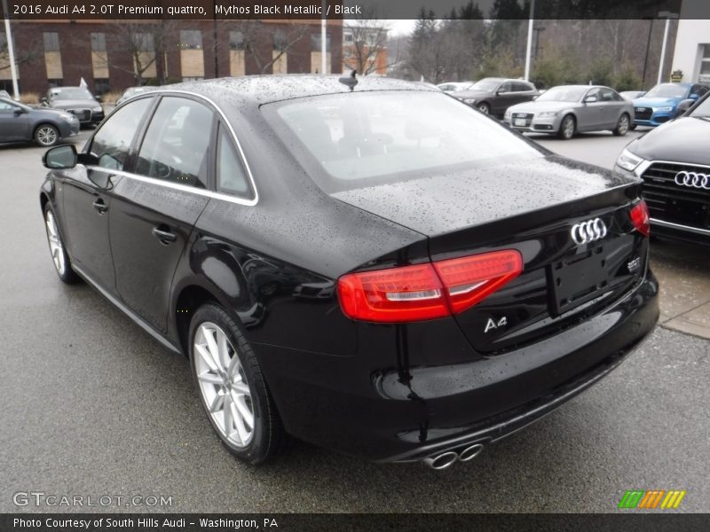 Mythos Black Metallic / Black 2016 Audi A4 2.0T Premium quattro