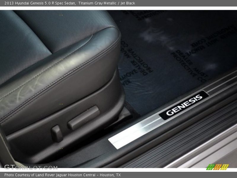 Titanium Gray Metallic / Jet Black 2013 Hyundai Genesis 5.0 R Spec Sedan