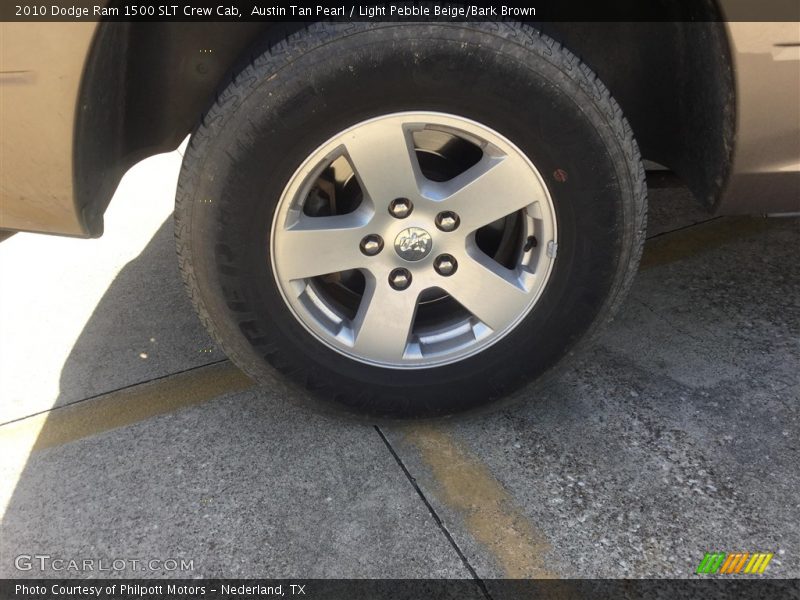 Austin Tan Pearl / Light Pebble Beige/Bark Brown 2010 Dodge Ram 1500 SLT Crew Cab