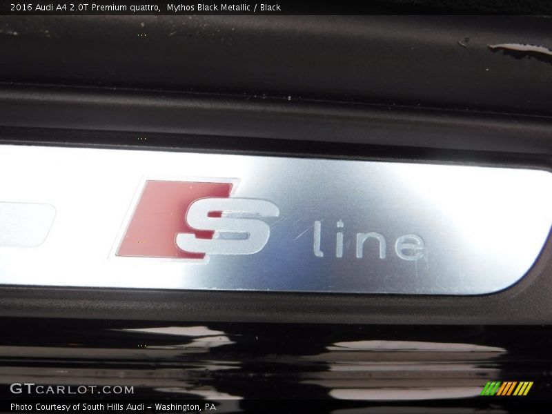 Mythos Black Metallic / Black 2016 Audi A4 2.0T Premium quattro