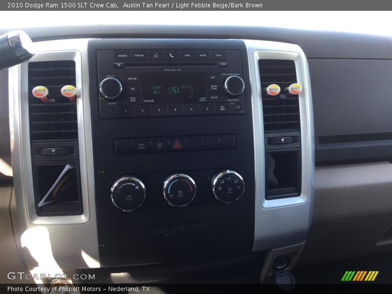 Austin Tan Pearl / Light Pebble Beige/Bark Brown 2010 Dodge Ram 1500 SLT Crew Cab