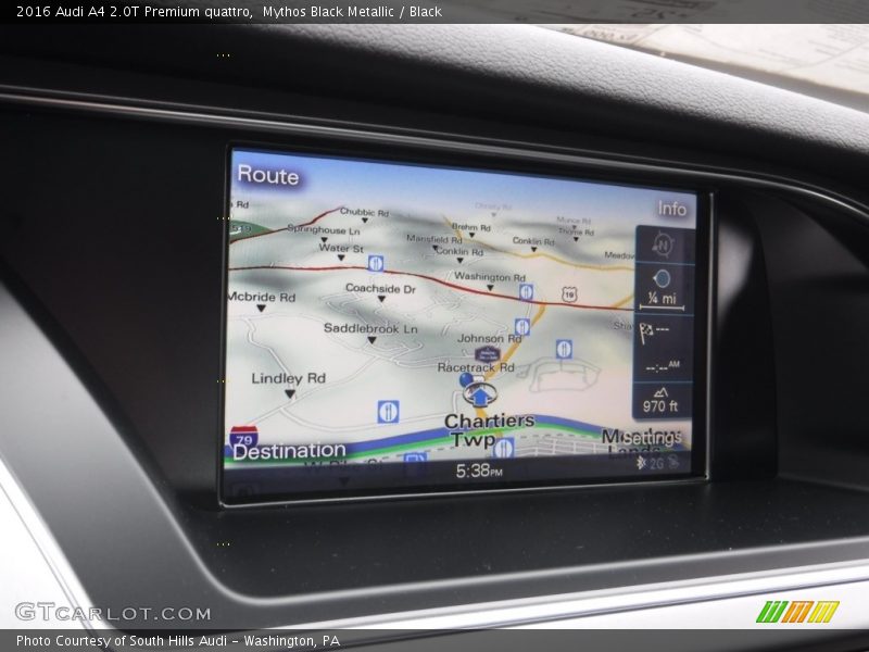 Mythos Black Metallic / Black 2016 Audi A4 2.0T Premium quattro