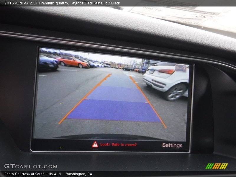 Mythos Black Metallic / Black 2016 Audi A4 2.0T Premium quattro
