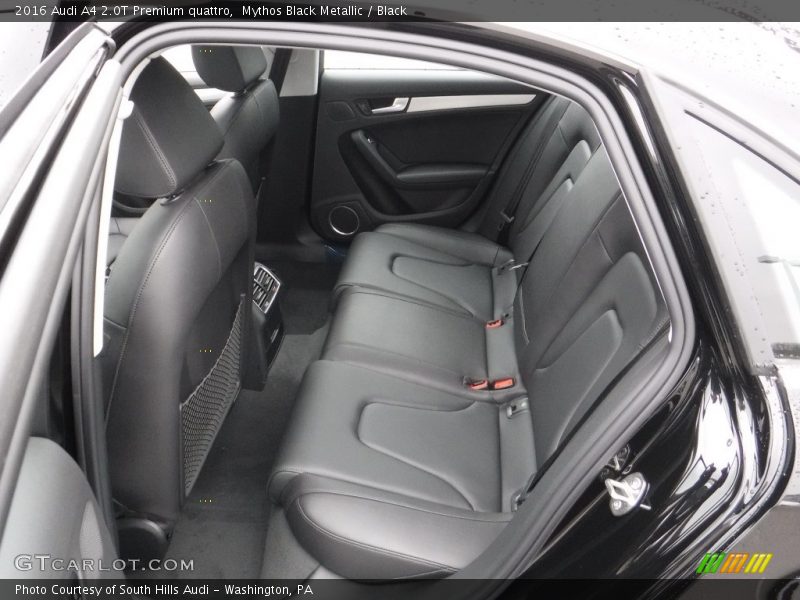 Rear Seat of 2016 A4 2.0T Premium quattro