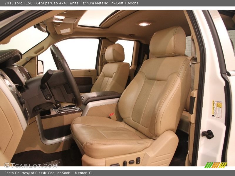  2013 F150 FX4 SuperCab 4x4 Adobe Interior