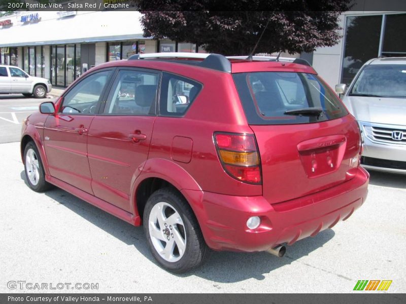 Salsa Red / Graphite 2007 Pontiac Vibe