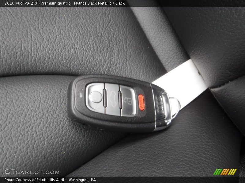 Keys of 2016 A4 2.0T Premium quattro