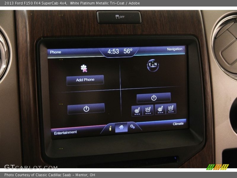White Platinum Metallic Tri-Coat / Adobe 2013 Ford F150 FX4 SuperCab 4x4