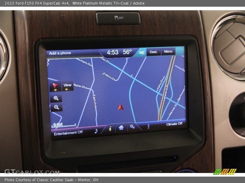 Navigation of 2013 F150 FX4 SuperCab 4x4