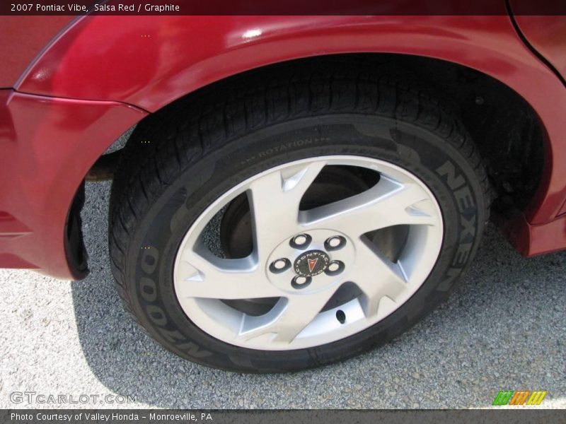 Salsa Red / Graphite 2007 Pontiac Vibe