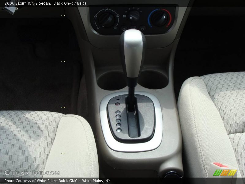 Black Onyx / Beige 2006 Saturn ION 2 Sedan