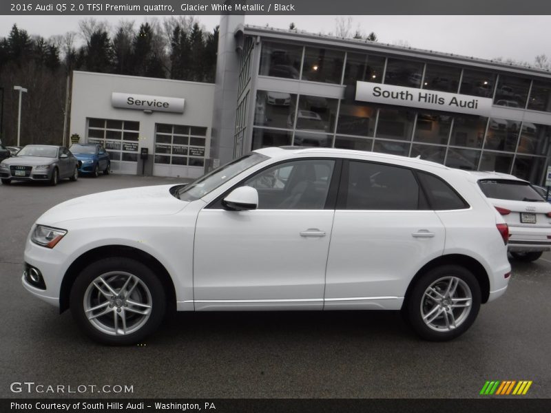 Glacier White Metallic / Black 2016 Audi Q5 2.0 TFSI Premium quattro
