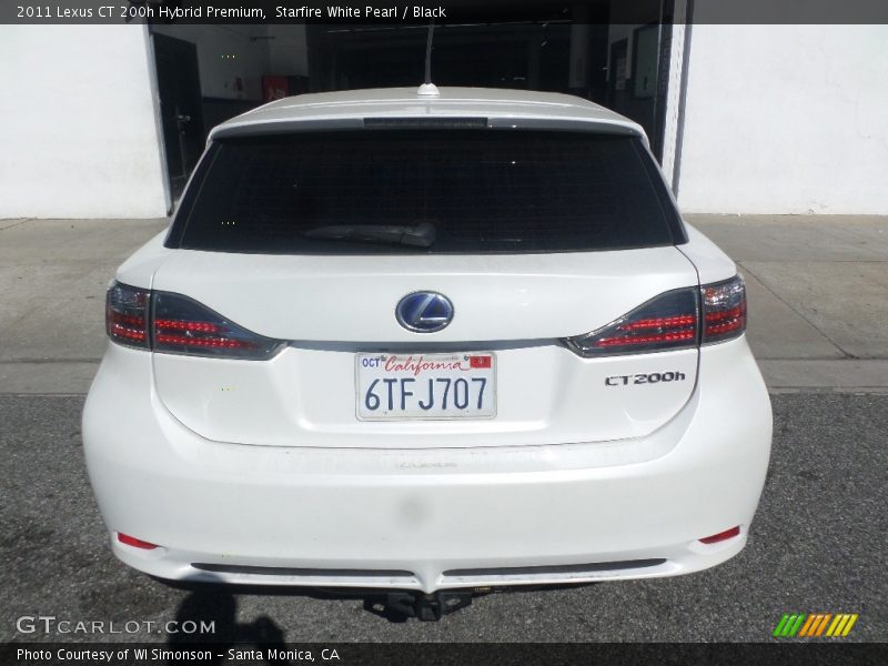 Starfire White Pearl / Black 2011 Lexus CT 200h Hybrid Premium