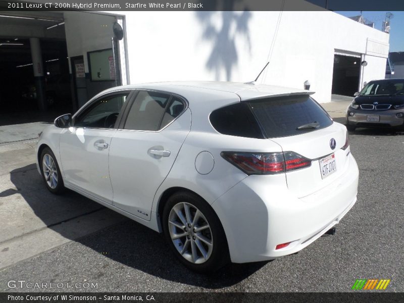 Starfire White Pearl / Black 2011 Lexus CT 200h Hybrid Premium