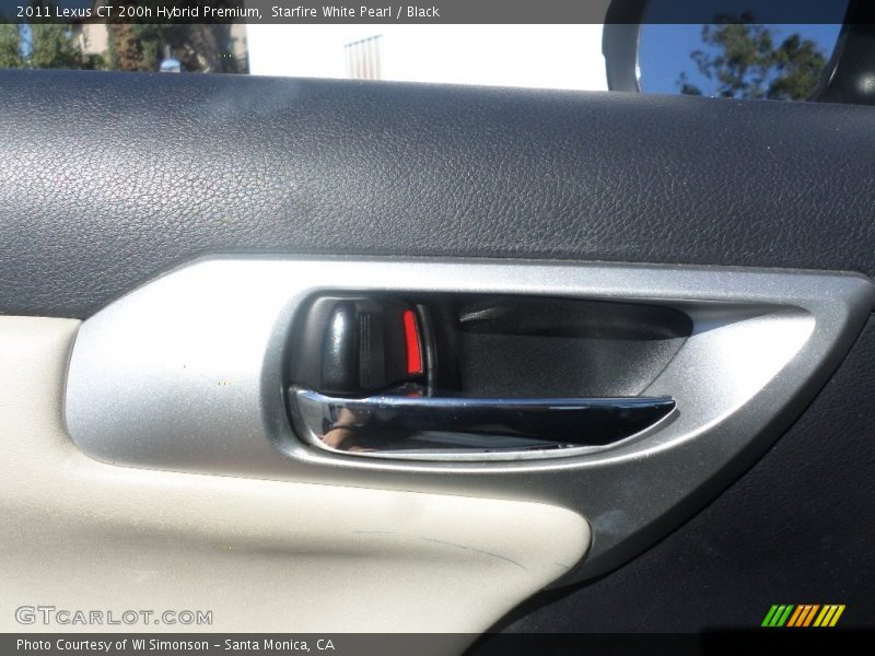 Starfire White Pearl / Black 2011 Lexus CT 200h Hybrid Premium