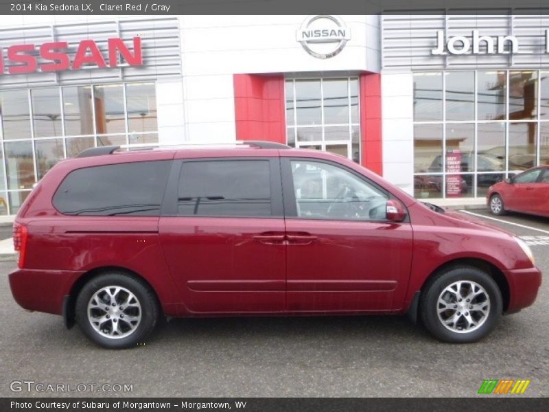 Claret Red / Gray 2014 Kia Sedona LX