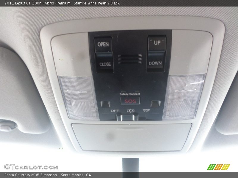 Starfire White Pearl / Black 2011 Lexus CT 200h Hybrid Premium