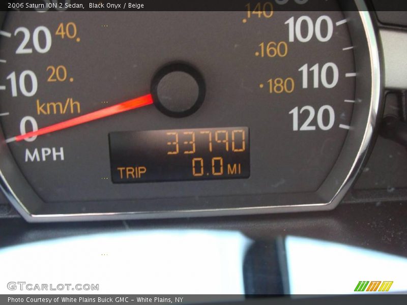 Black Onyx / Beige 2006 Saturn ION 2 Sedan