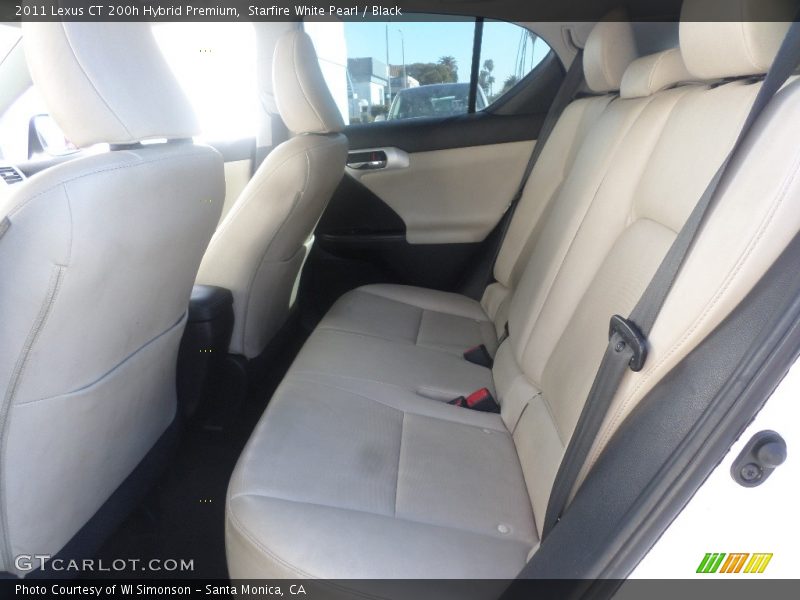 Starfire White Pearl / Black 2011 Lexus CT 200h Hybrid Premium