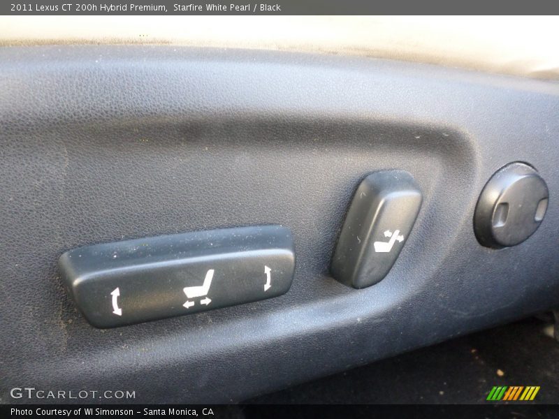 Starfire White Pearl / Black 2011 Lexus CT 200h Hybrid Premium