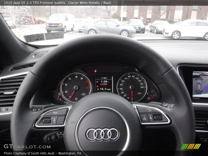 Glacier White Metallic / Black 2016 Audi Q5 2.0 TFSI Premium quattro