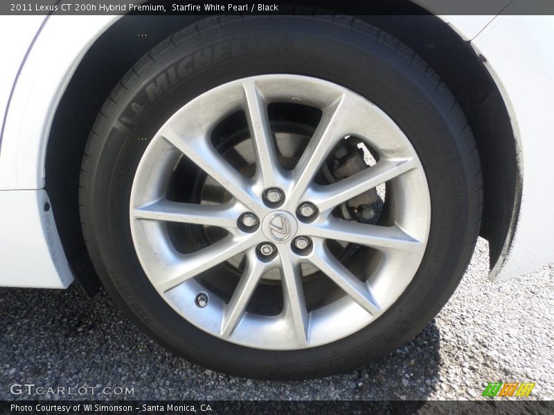 Starfire White Pearl / Black 2011 Lexus CT 200h Hybrid Premium