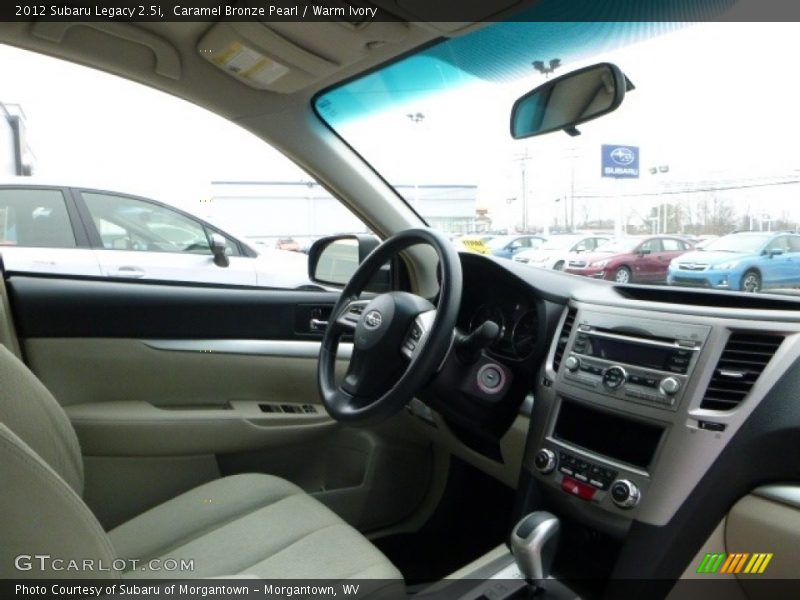 Caramel Bronze Pearl / Warm Ivory 2012 Subaru Legacy 2.5i
