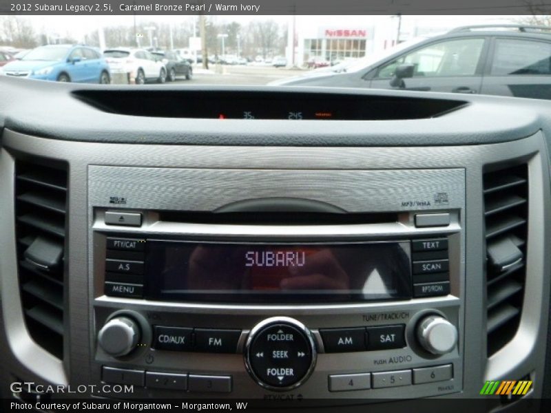 Caramel Bronze Pearl / Warm Ivory 2012 Subaru Legacy 2.5i