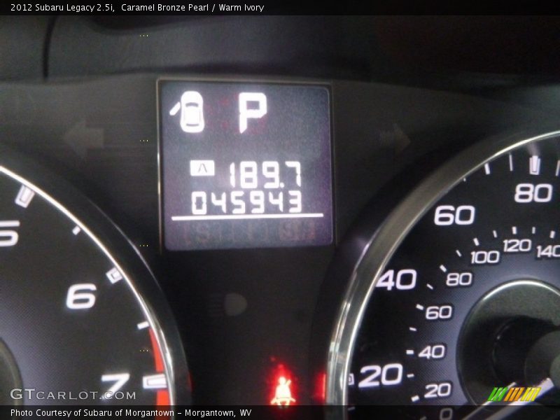 Caramel Bronze Pearl / Warm Ivory 2012 Subaru Legacy 2.5i