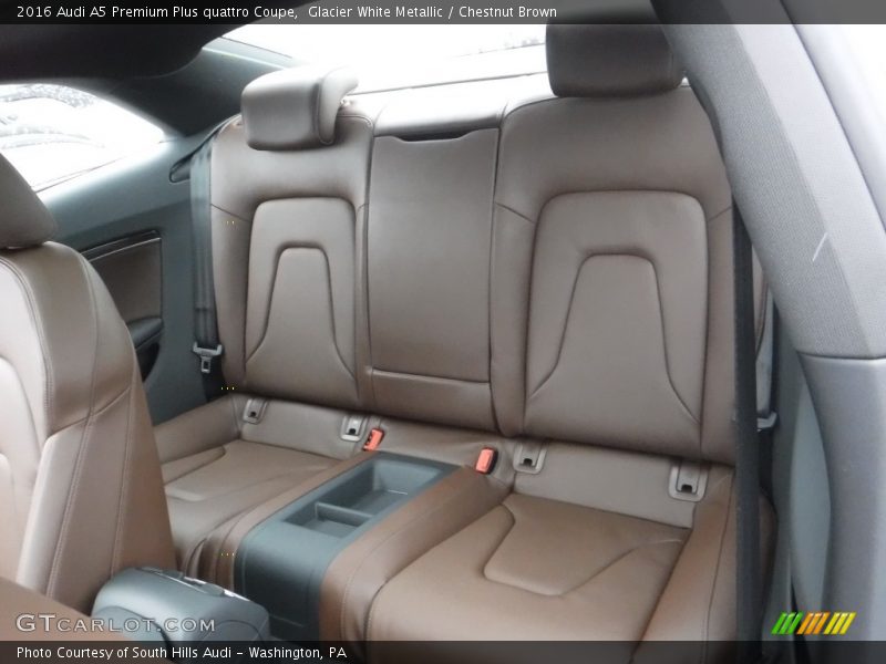 Glacier White Metallic / Chestnut Brown 2016 Audi A5 Premium Plus quattro Coupe