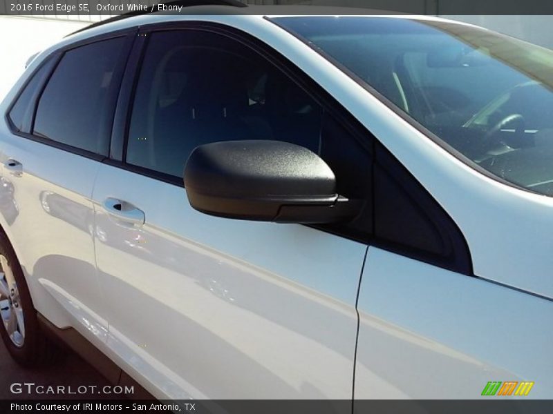 Oxford White / Ebony 2016 Ford Edge SE