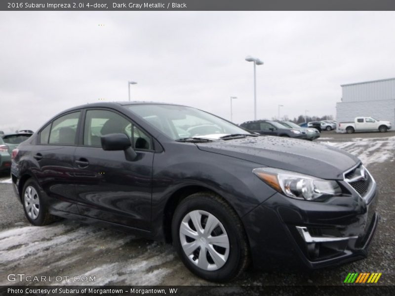 Dark Gray Metallic / Black 2016 Subaru Impreza 2.0i 4-door