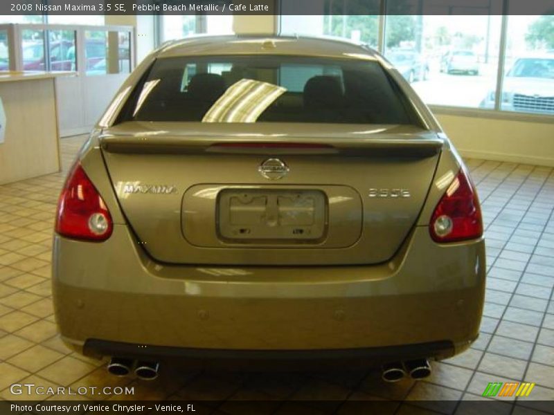 Pebble Beach Metallic / Cafe Latte 2008 Nissan Maxima 3.5 SE