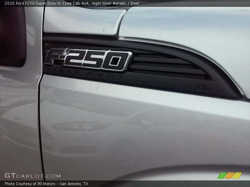 Ingot Silver Metallic / Steel 2016 Ford F250 Super Duty XL Crew Cab 4x4
