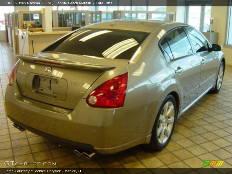 Pebble Beach Metallic / Cafe Latte 2008 Nissan Maxima 3.5 SE