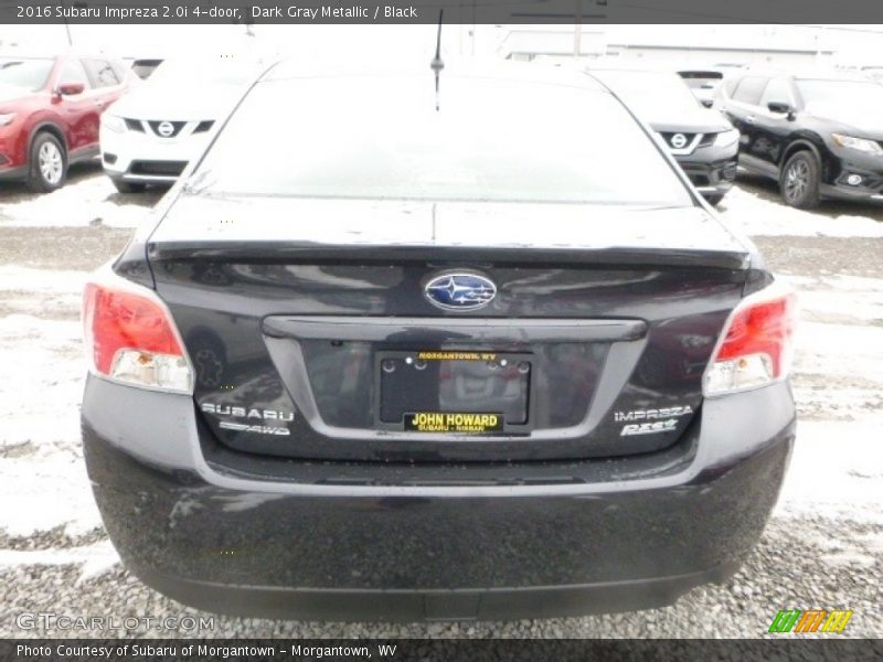 Dark Gray Metallic / Black 2016 Subaru Impreza 2.0i 4-door