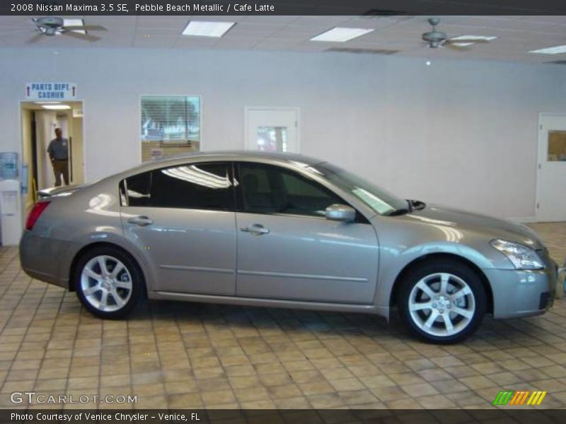 Pebble Beach Metallic / Cafe Latte 2008 Nissan Maxima 3.5 SE