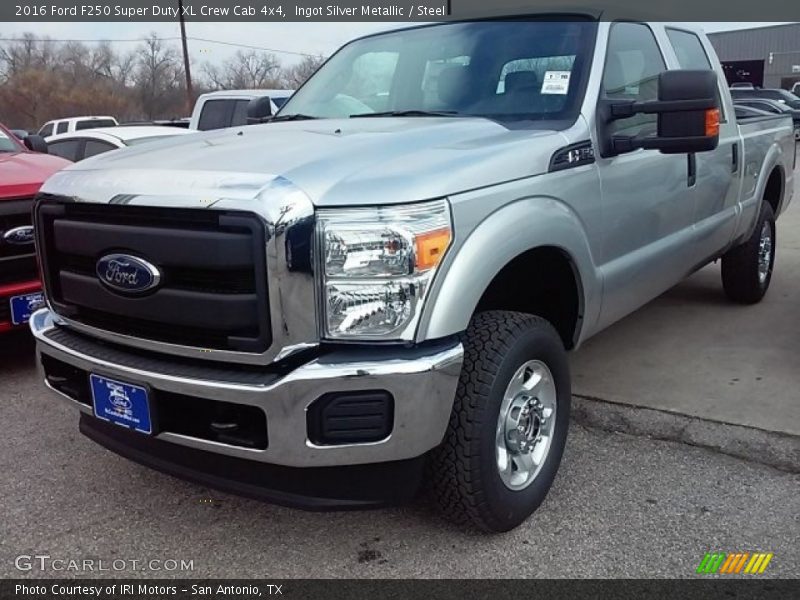 Ingot Silver Metallic / Steel 2016 Ford F250 Super Duty XL Crew Cab 4x4